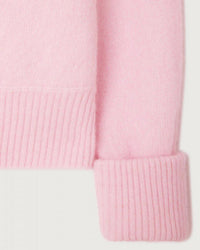 Vito Crewneck Sweater w/ Cuff Slv in Dragee Chine - Bliss Boutiques