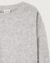 Vito Crop Sweater in Gris Clair