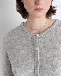 American Vintage Clothing Vito Cardi in Gris Clair Chine