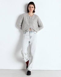 American Vintage Clothing Vito Cardi in Gris Clair Chine