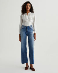 AG Jeans Saige Wide Leg Crop in 16Ys Postcard 