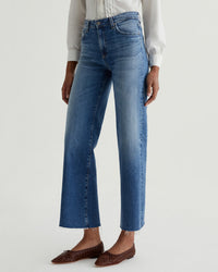 AG Jeans Saige Wide Leg Crop in 16Ys Postcard 