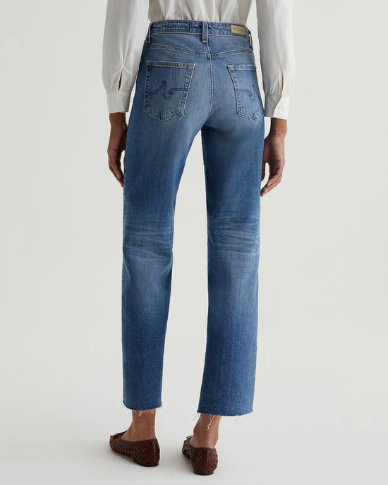 AG Jeans Saige Wide Leg Crop in 16Ys Postcard 