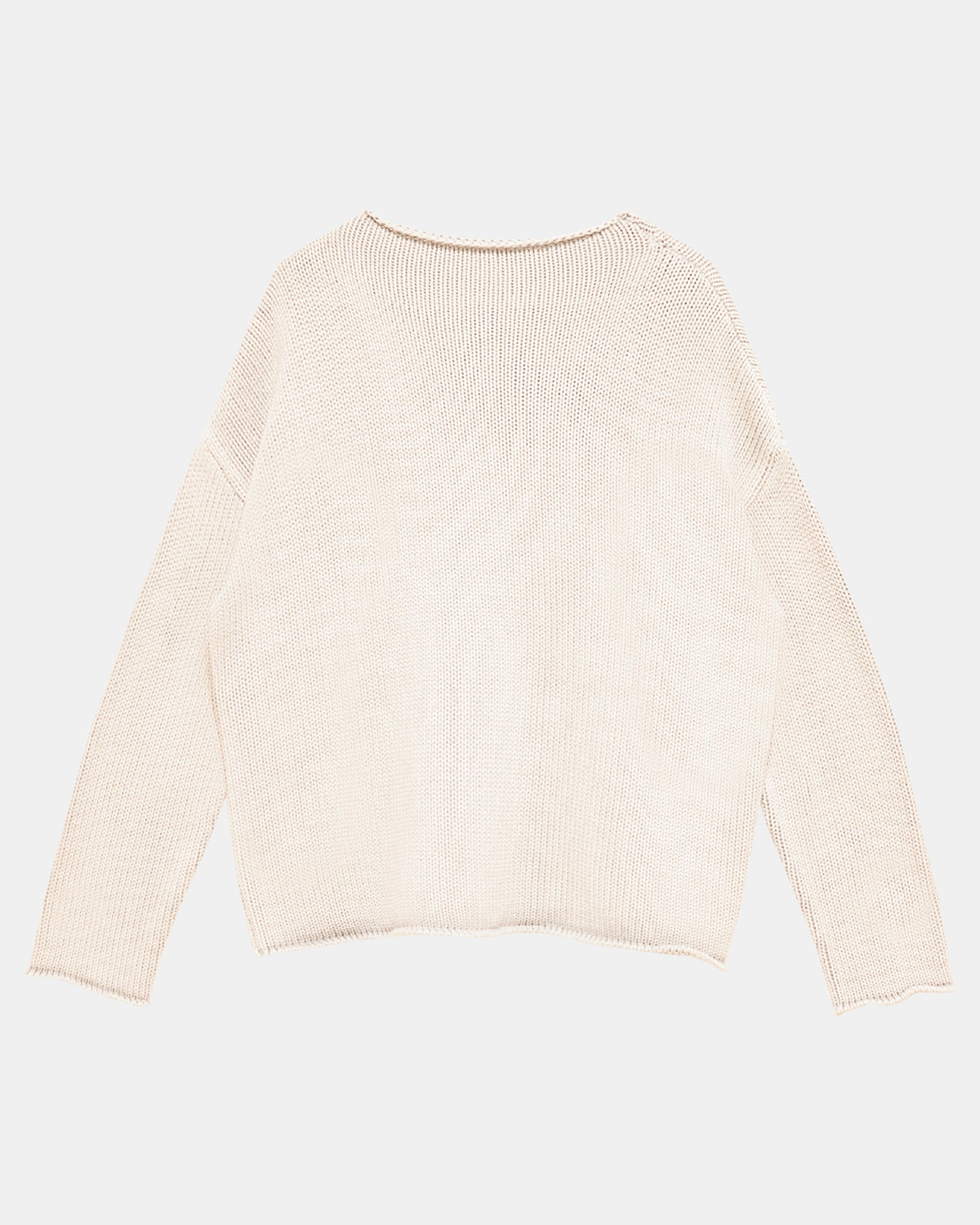 Lamis Boatneck Sweater in Off White