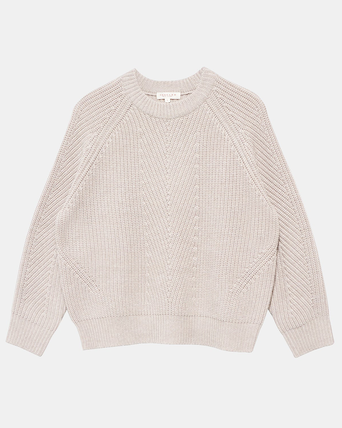 Chelsea Raglan Wool Sweater in Oatmeal