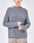 Daphne Wool Sweater in Heather Grey