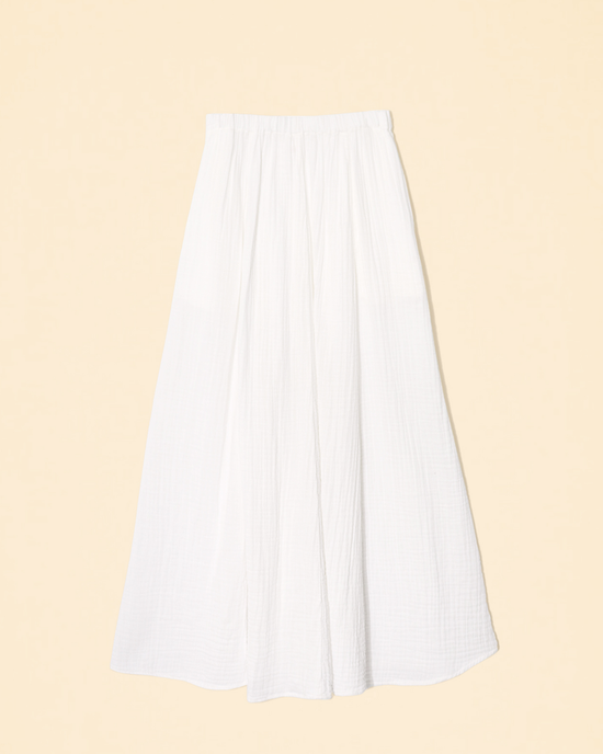 Deon Skirt in White by XiRENA on a pale background.