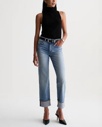 AG Jeans Brinley Mid Rise Straight in 18 Years Vamp 2 - Bliss Boutiques
