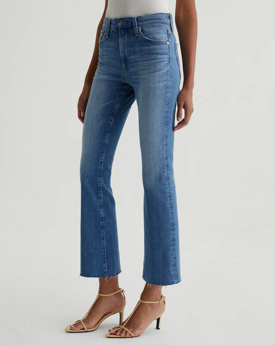 AG Jeans Farrah Boot Crop in Iris 