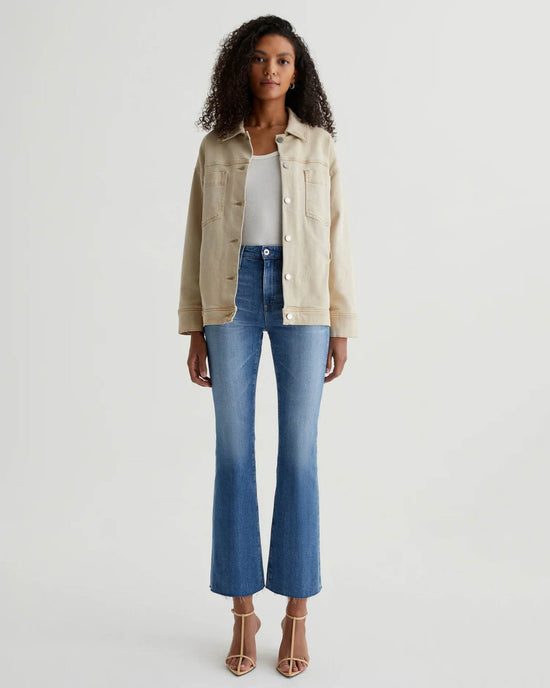 AG Jeans Farrah Boot Crop in Iris 