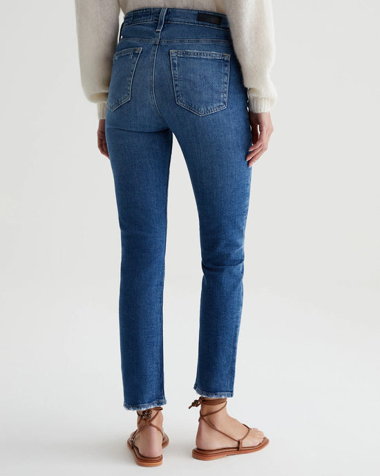AG Jeans Mari Crop in Alibi Destructed 