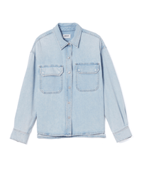 AGOLDE Gwen Slice Shirt in Tension 