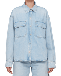 AGOLDE Gwen Slice Shirt in Tension 