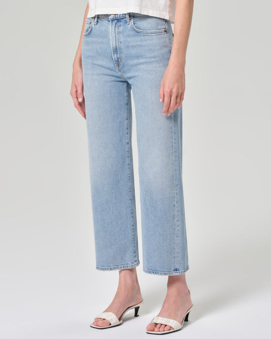 AGOLDE Denim Harper Crop in Formula