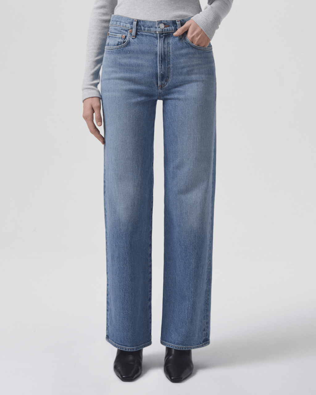 AGOLDE Harper Straight Jean in Flash - Bliss Boutiques
