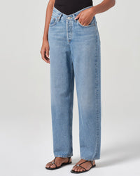 AGOLDE V-Waist Baggy in Fairway 