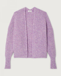 American Vintage East Open Cardi in Lilas Mouline 