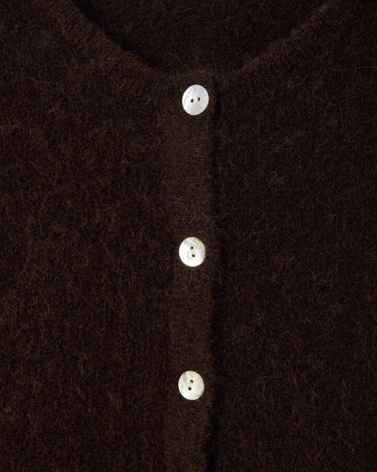 American Vintage Vito Cardigan in Cafe Chine 
