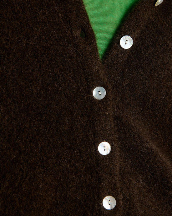 American Vintage Vito Cardigan in Cafe Chine 