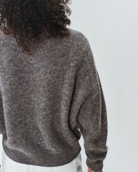 American Vintage Vito Crewneck Sweater in Acier Chine 