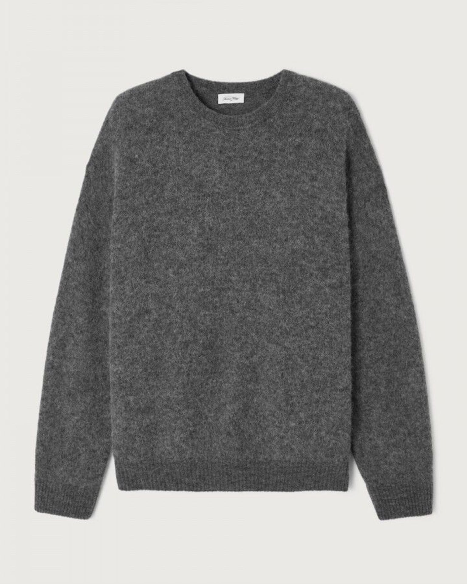 American Vintage Vito Onesize Crewneck Sweater in Acier Chine 5 - Bliss Boutiques