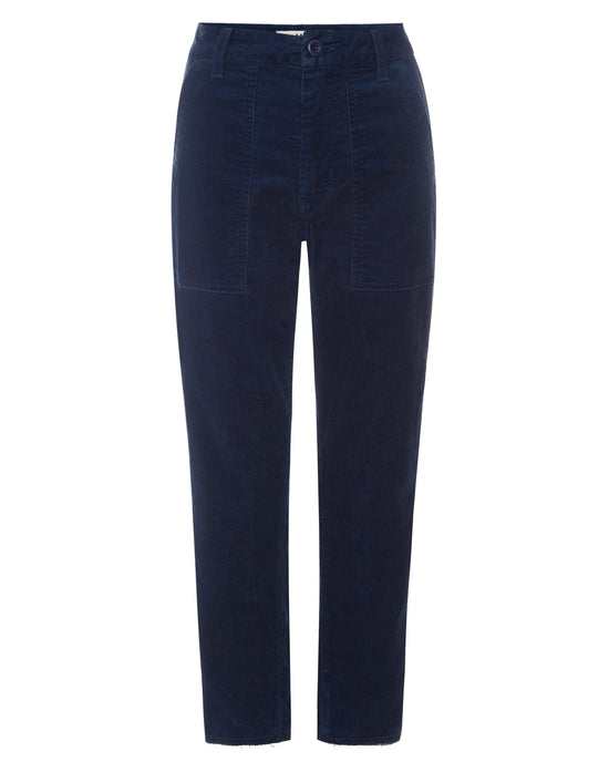 AMO Corduroy Easy Army Trouser in Neptune 