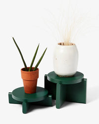 Areaware Home Pedestal Set - Green - 2pcs