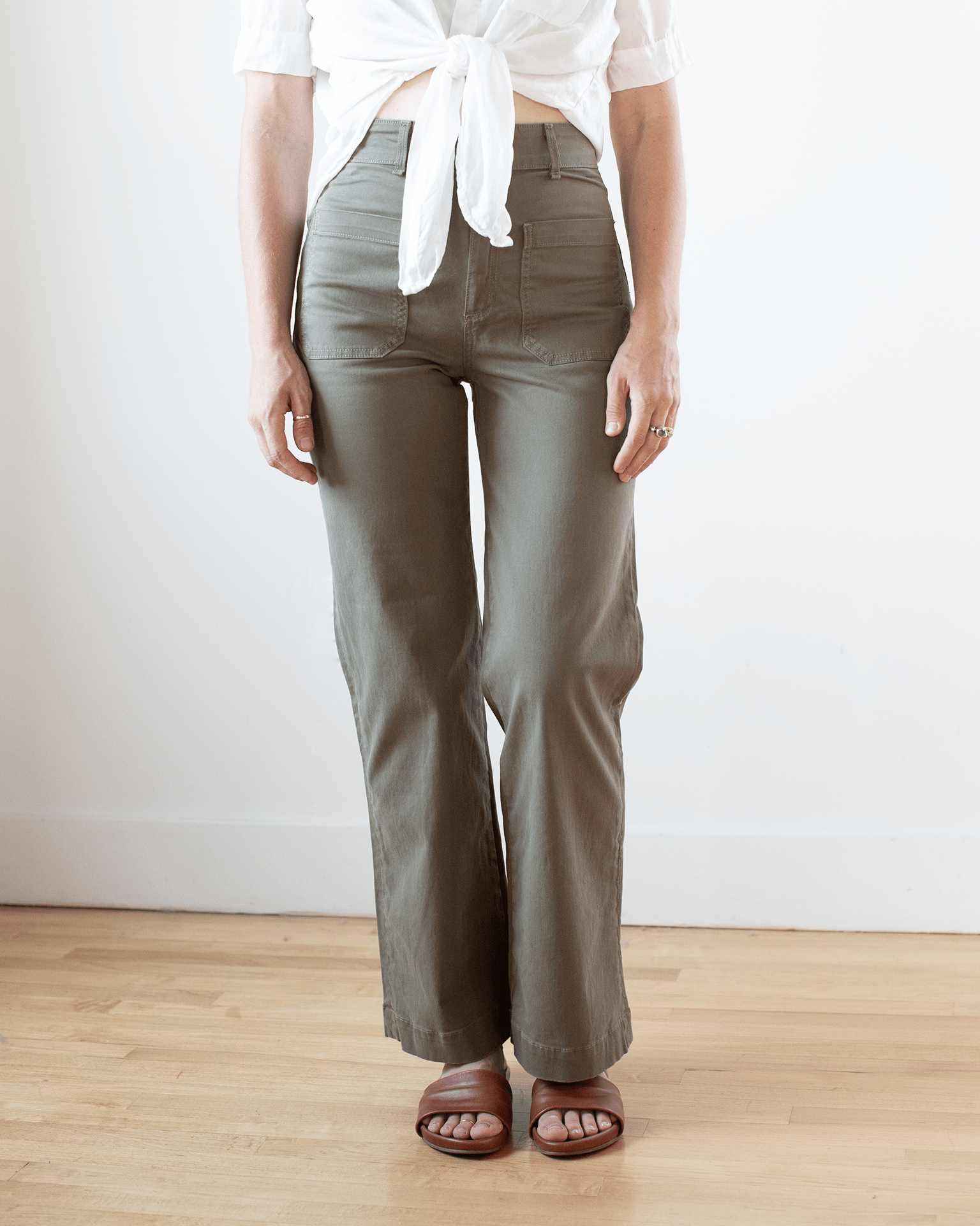 Sailor Twill Pant in Olive