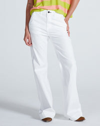 ASKK NY Twill Trouser in Ivory 