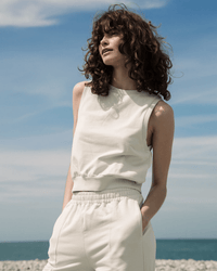 Beaumont Organic Lyria Top in Stone 