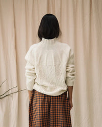 Beaumont Organic Morina Lambswool Jumper in Ecru 