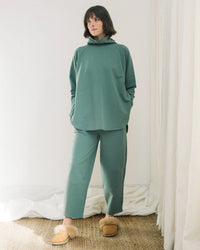Beaumont Organic Nara Organic Cttn Felpe Sweatshirt in Eucalyptus 