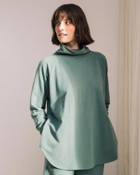 Beaumont Organic Nara Organic Cttn Felpe Sweatshirt in Eucalyptus 