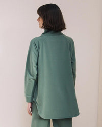 Beaumont Organic Nara Organic Cttn Felpe Sweatshirt in Eucalyptus 