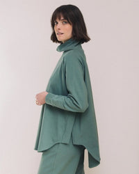 Beaumont Organic Nara Organic Cttn Felpe Sweatshirt in Eucalyptus 
