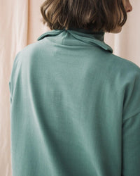 Beaumont Organic Orini Organic Cttn Felpe Dress in Eucalyptus 