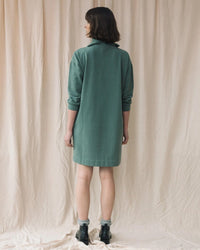 Beaumont Organic Orini Organic Cttn Felpe Dress in Eucalyptus 