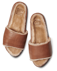 beek.. Gallito Mas Shearling in Cognac/Honey 