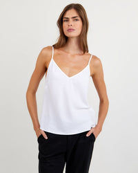 Bella Dahl Clean Cami in White 1 - Bliss Boutiques