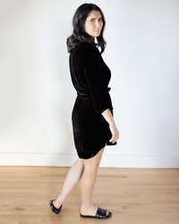 Bella Dahl Long Sleeve Tunic Dress in Black 