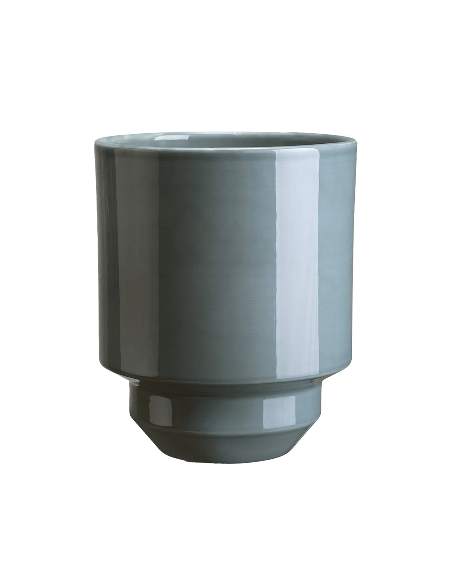 Hoff Glazed 5.5 inch Pot in Misty Blue