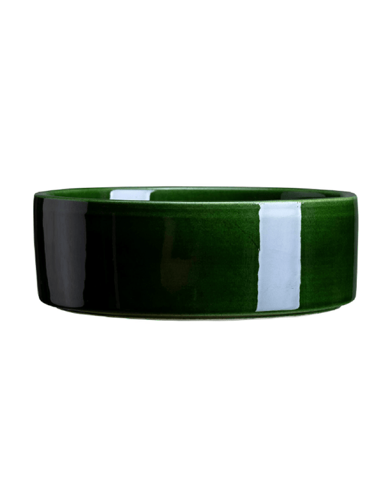 Bergs Potter Hoff Glazed 7.1 inch Saucer in Emerald Green 