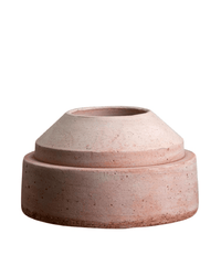 Bergs Potter Hoff Raw Candleholder in Rosa 