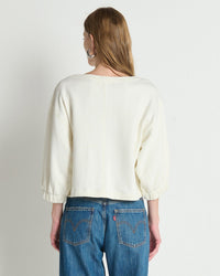 Geri Sweatshirt in Porcelain - Bliss Boutiques