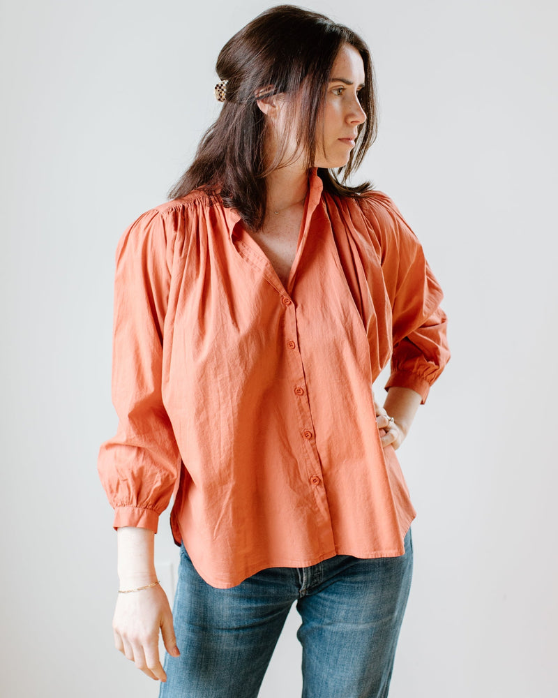A Shirt Thing Clothing Flora - Cabo in Apricot