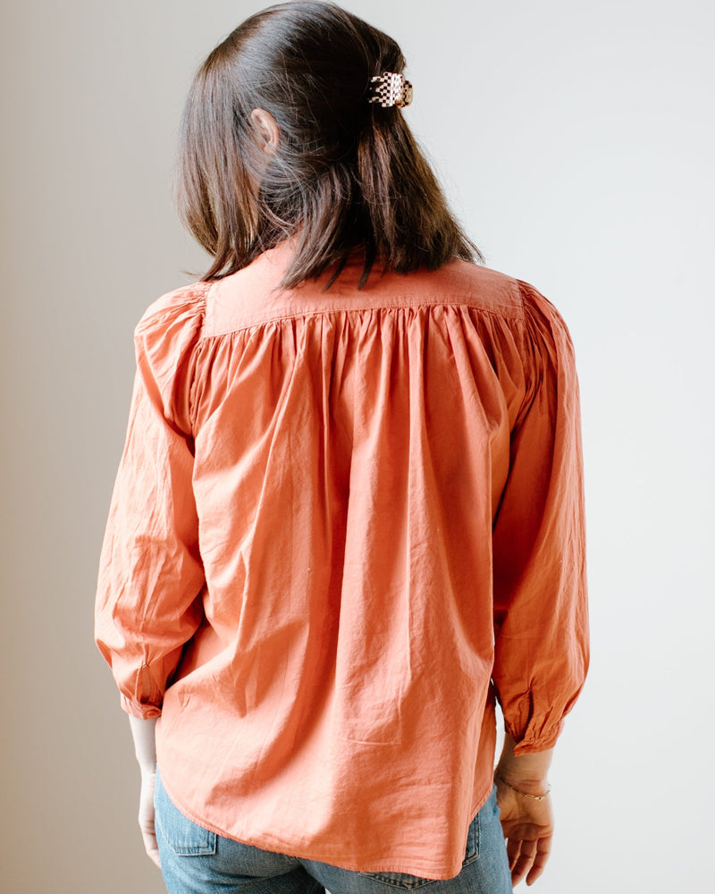 A Shirt Thing Clothing Flora - Cabo in Apricot