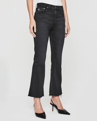 AG Jeans Denim Farrah Boot Crop in 4Ys Discord