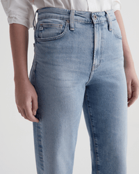 AG Jeans Rian High Rise Straight in Eclipsed 