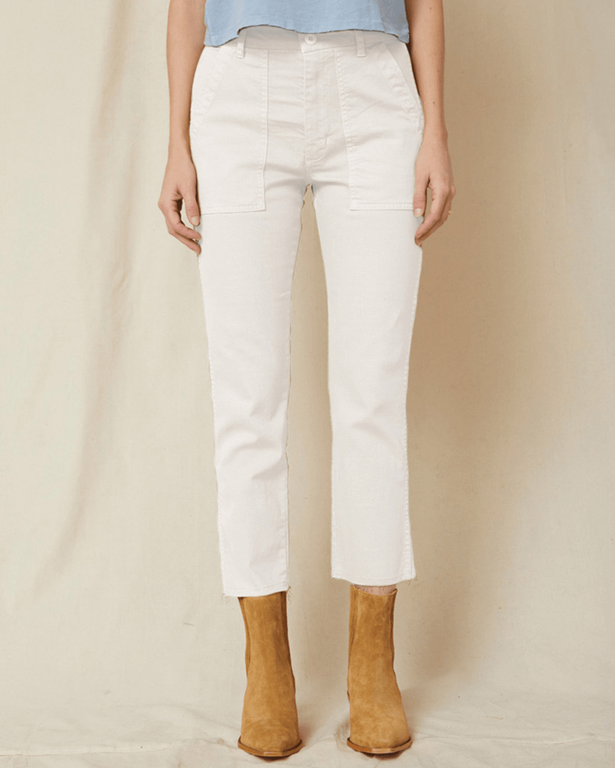 AMO Denim Easy Army Trouser in White Oak