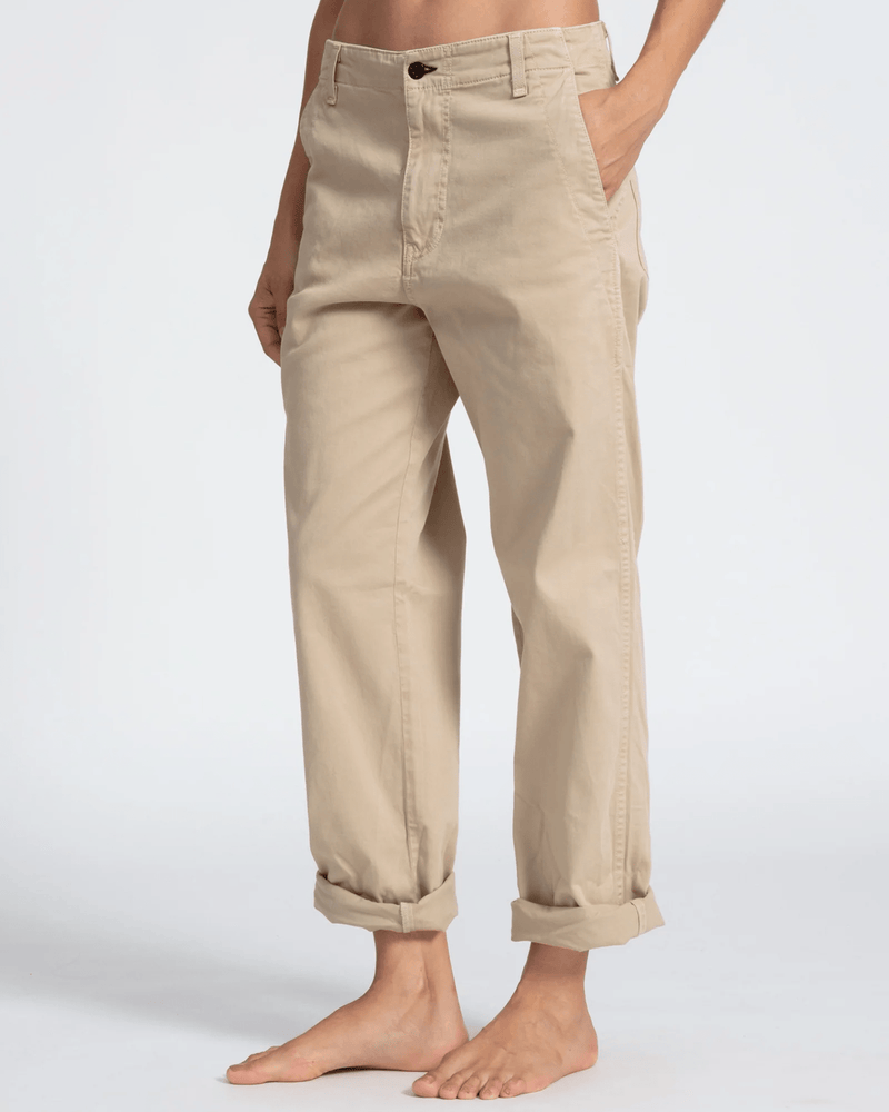 ASKK NY Denim Twill Chino in Khaki